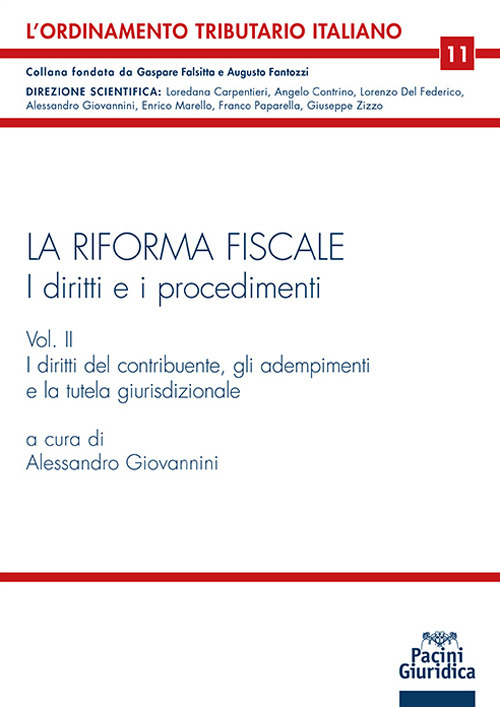 La riforma fiscale. I diritti e i procedimenti