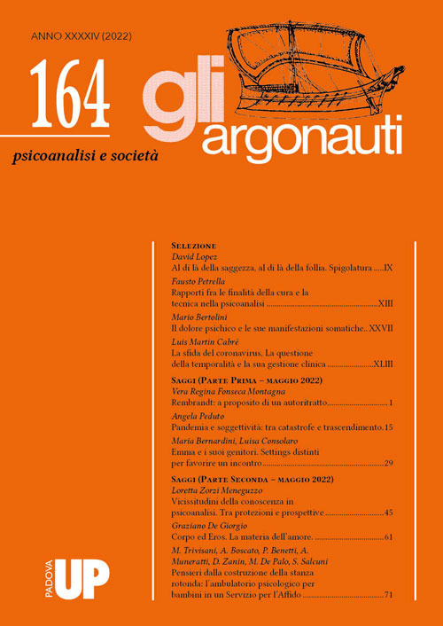 Gli argonauti. Psicoanalisi e società