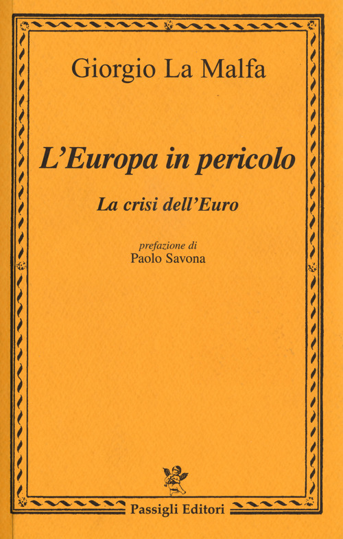 L'Europa in pericolo. La crisi dell'euro