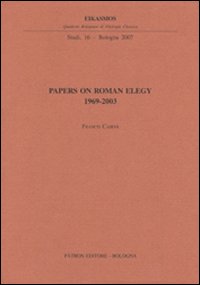 Papers on roman elegy