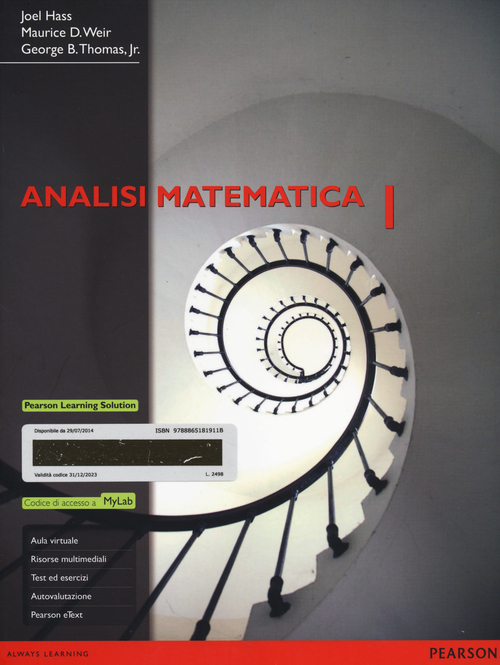 Analisi matematica 1. Ediz. MyLab. Con eText