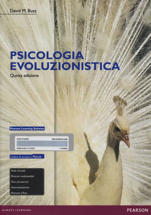 Psicologia evoluzionistica. Ediz. mylab
