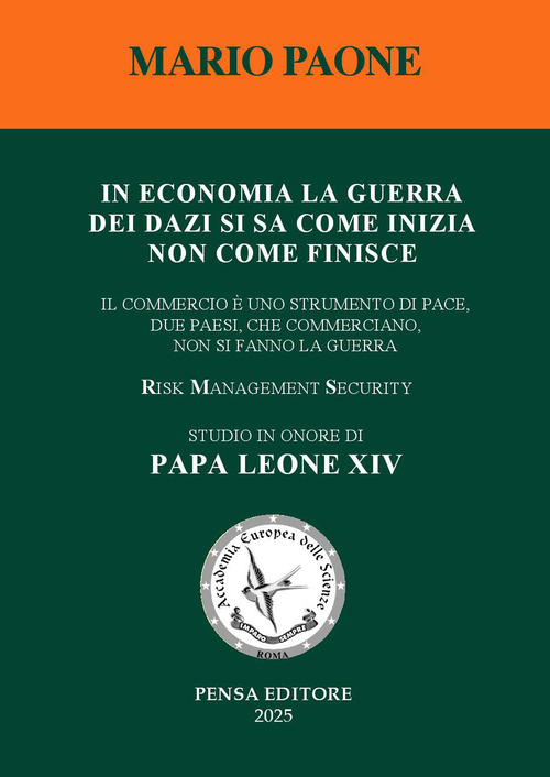 In economia la guerra dei dazi si sa come inizia non come finisce. Il commercio è uno strumento di pace, due paesi, che commerciano, non si fanno la guerra