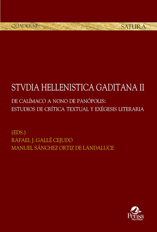 Stvdia hellenistica gaditana