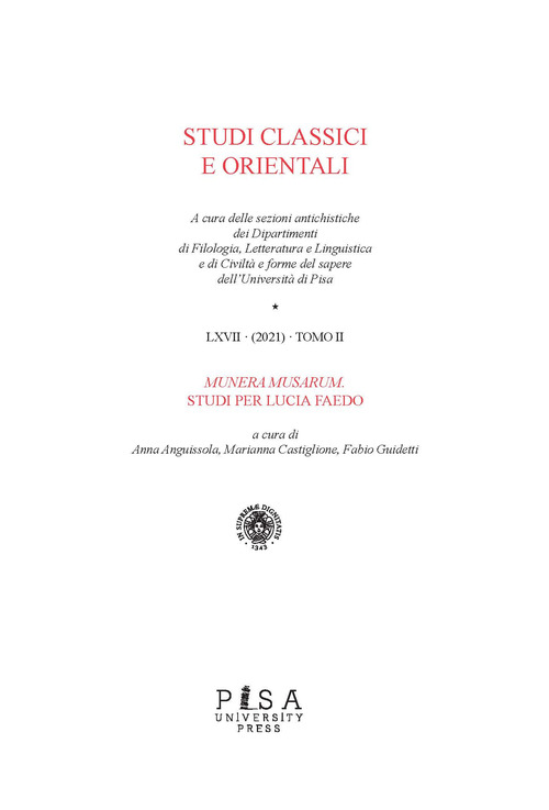 Studi classi orientali