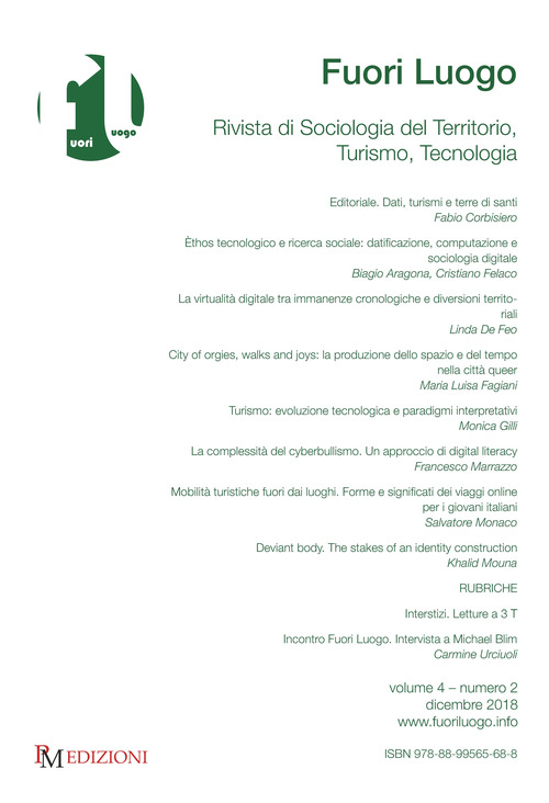 Fuori luogo. Rivista di sociologia del territorio, turismo, tecnologia
