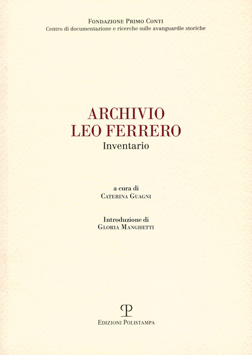 Archivio Leo Ferrero. Inventario