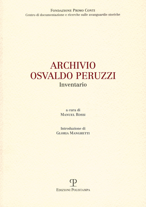 Archivio Osvaldo Peruzzi. Inventario