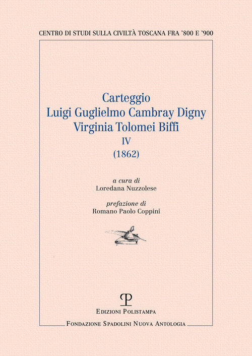 Carteggio Luigi Guglielmo Cambray Digny Virginia Tolomei Biffi