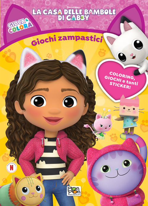 Giochi zampastici. Gioca & colora. La casa delle bambole di Gabby