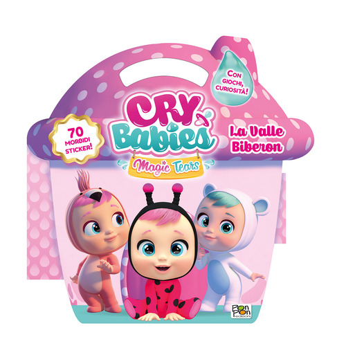 La valle Biberon. Cry babies. Puffy sticker
