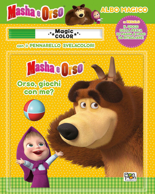 Orso, giochi con me? Masha e Orso. Albo magico