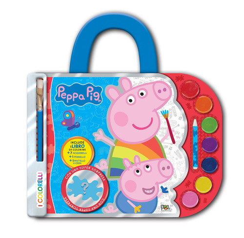 Peppa Pig. Valigetta con acquerelli. I colorelli