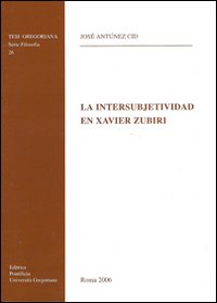 La intersubjectividad en Xavier Zubiri