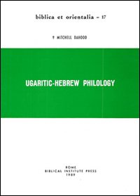 Ugaritic-Hebrew Philology
