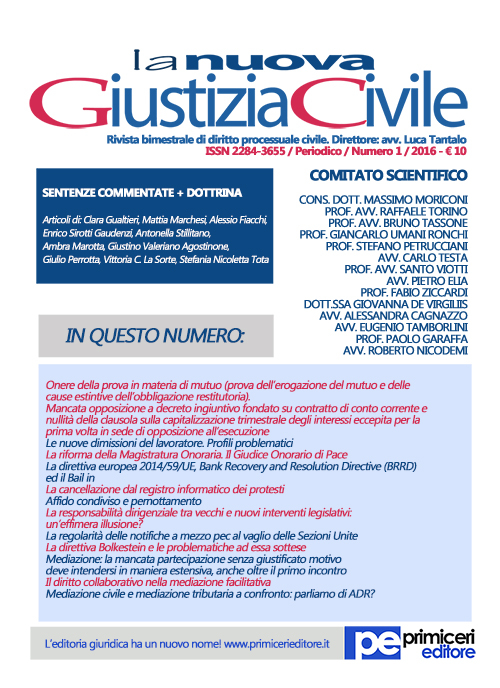 La nuova giustizia civile