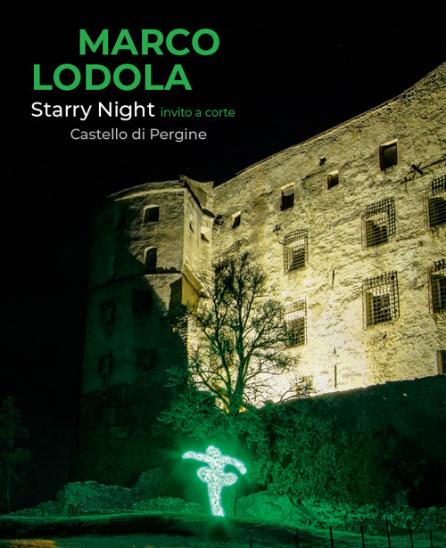 Marco lodola. Starry night. Invito a corte