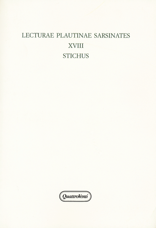 Lecturae plautinae sarsinates