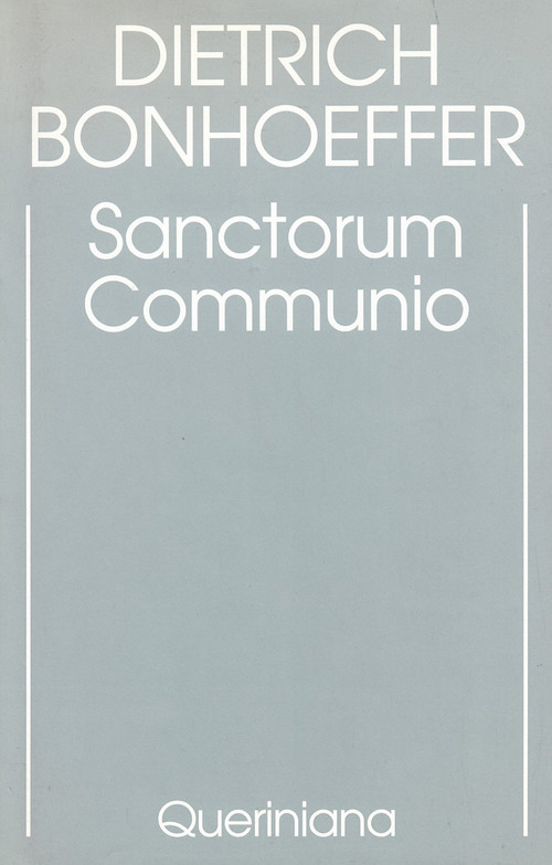 Edizione critica delle opere di D. Bonhoeffer