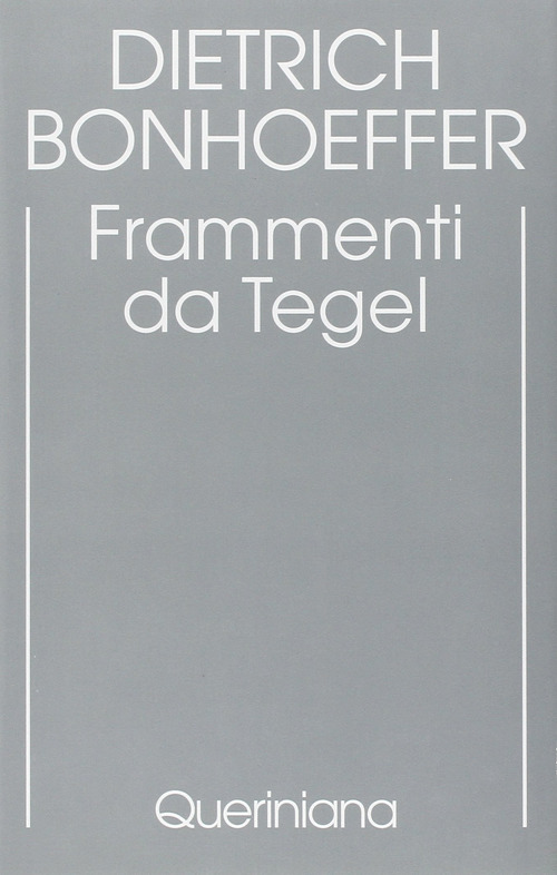 Edizione critica delle opere di D. Bonhoeffer