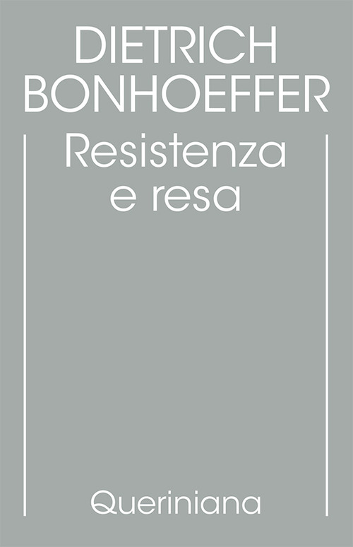 Edizione critica delle opere di D. Bonhoeffer
