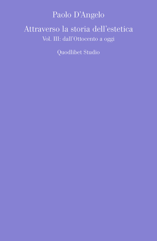 Attraverso la storia dell'estetica