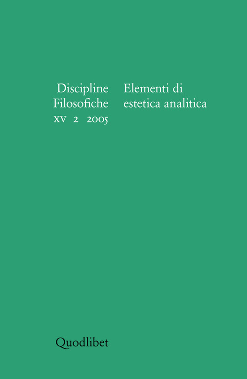 Discipline filosofiche (2005)