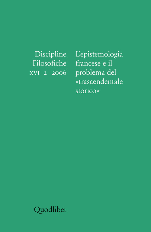 Discipline filosofiche (2006)