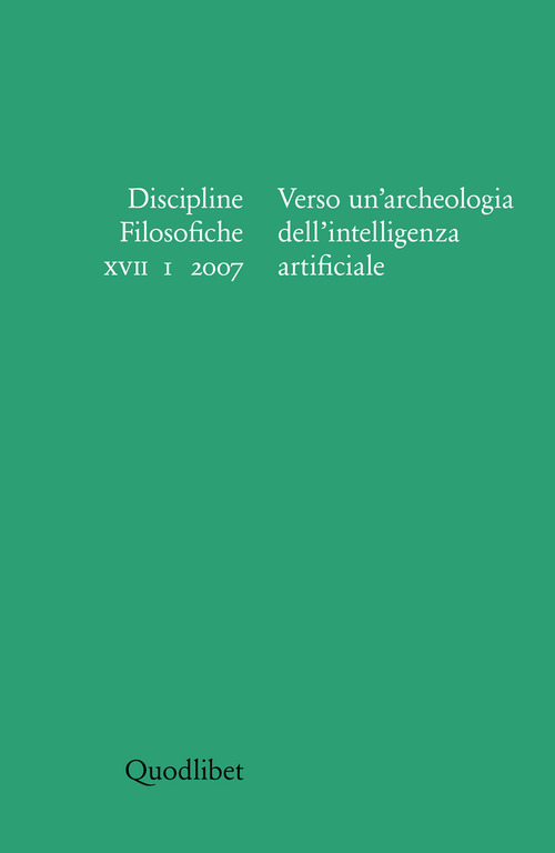 Discipline filosofiche (2007)