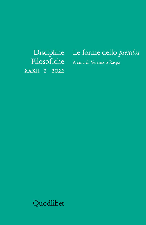 Discipline filosofiche