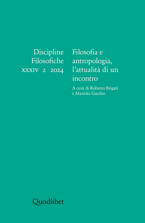 Discipline filosofiche. Ediz. italiana e inglese