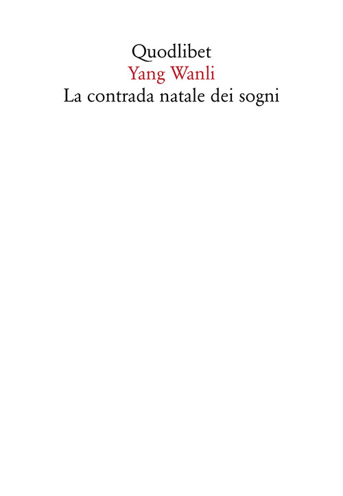 La contrada Natale dei sogni. Un'antologia. Testo cinese a fronte