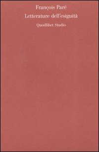 Letterature dell'esiguit&agrave;