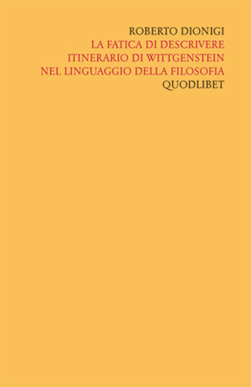 Scritti «filosofici» di Roberto Dionigi lla filosofia
