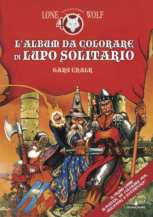 L'album da colorare di Lupo Solitario