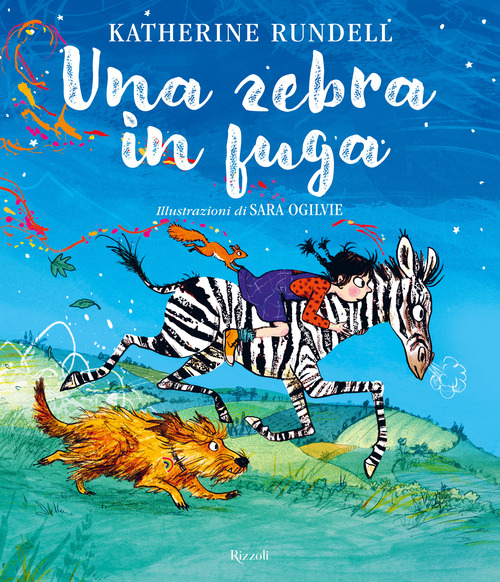 Una zebra in fuga