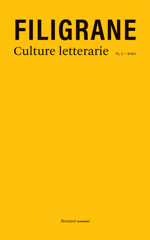 Filigrane. Culture letterarie