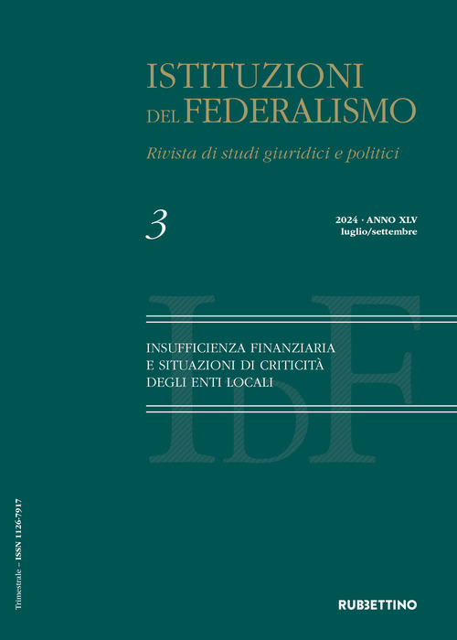 Istituzioni del federalismo. Rivista di studi giuridici e politici