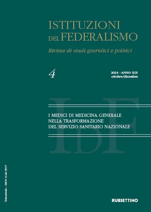 Istituzioni del federalismo. Rivista di studi giuridici e politici