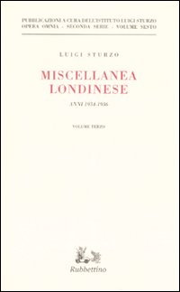 Miscellanea londinese (1934-1936)
