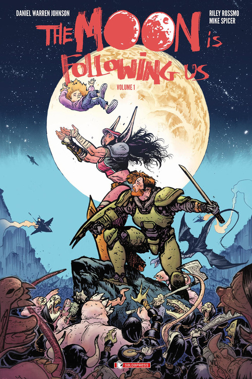 The moon is following us