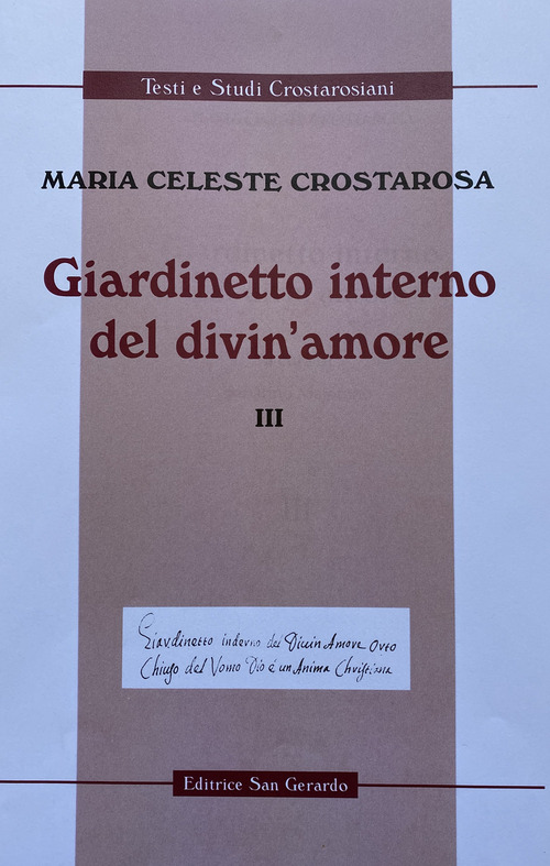 Giardinetto interno del divin' amore