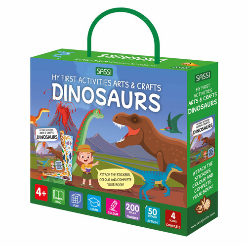 Dinosaurs. My first activities arts & crafts