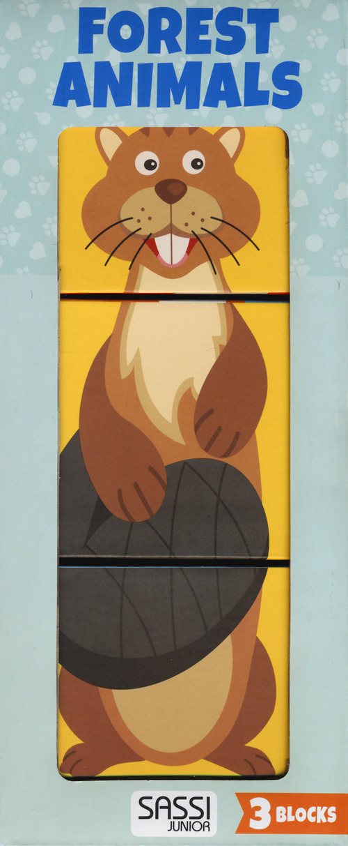 Forest animals. Eco-cubotti