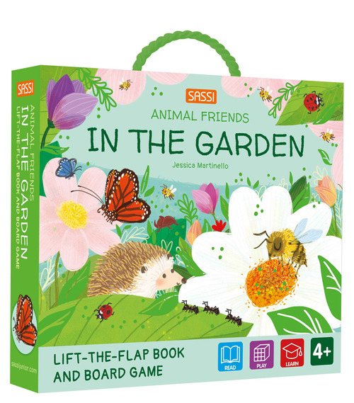 In the garden. Animal friends