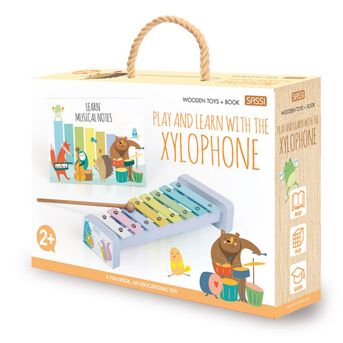 Play and learn with the xylophone. Wooden toys