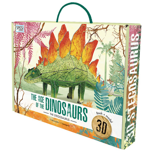 The age of the dinosaurs. 3D stegosaurus