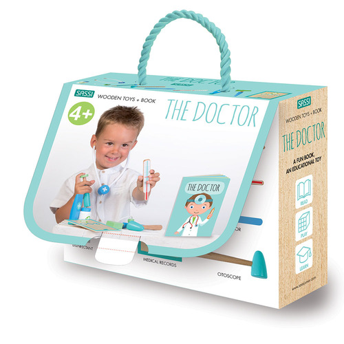 The doctor. Wooden toys