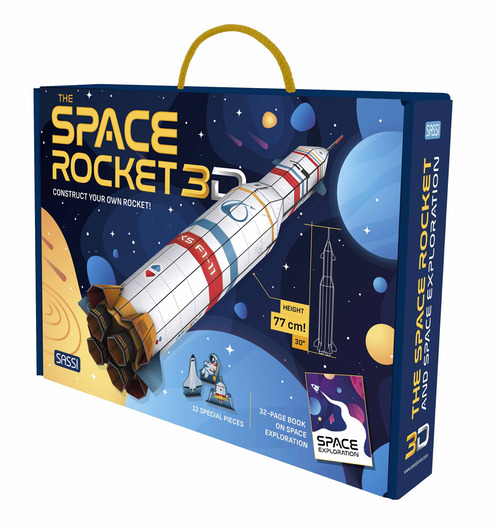 The space rocket 3D. Construct your own rocket!