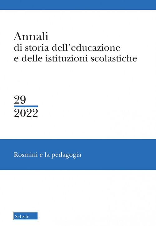 Annali di storia dell'educazione e delle istituzioni scolastiche
